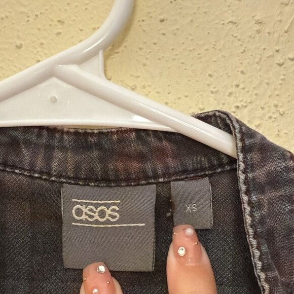 Button down short-sleeve shirt plaid shirt - Picture 2 of 4